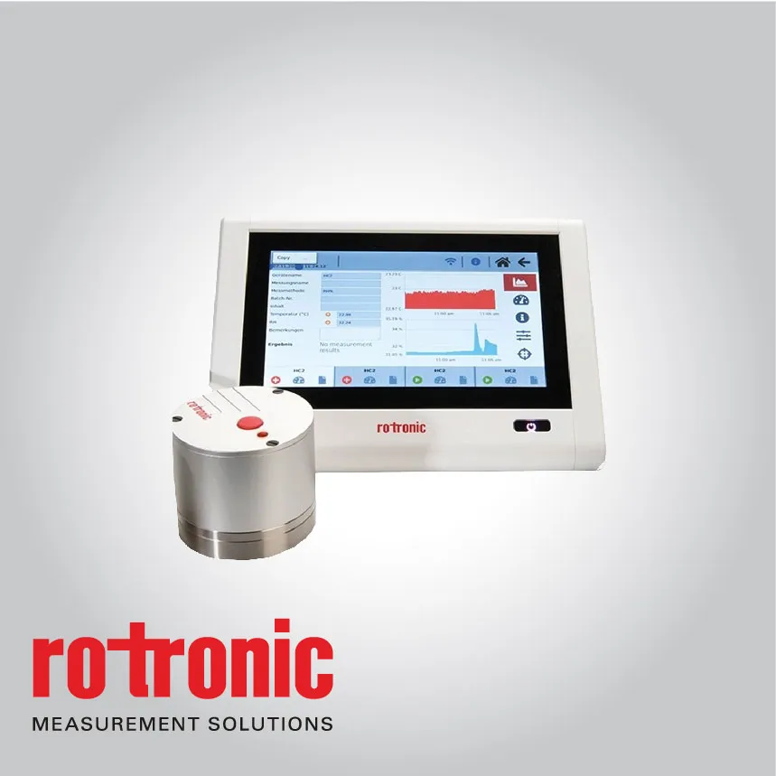 Rotronic Water Activity Measurement
